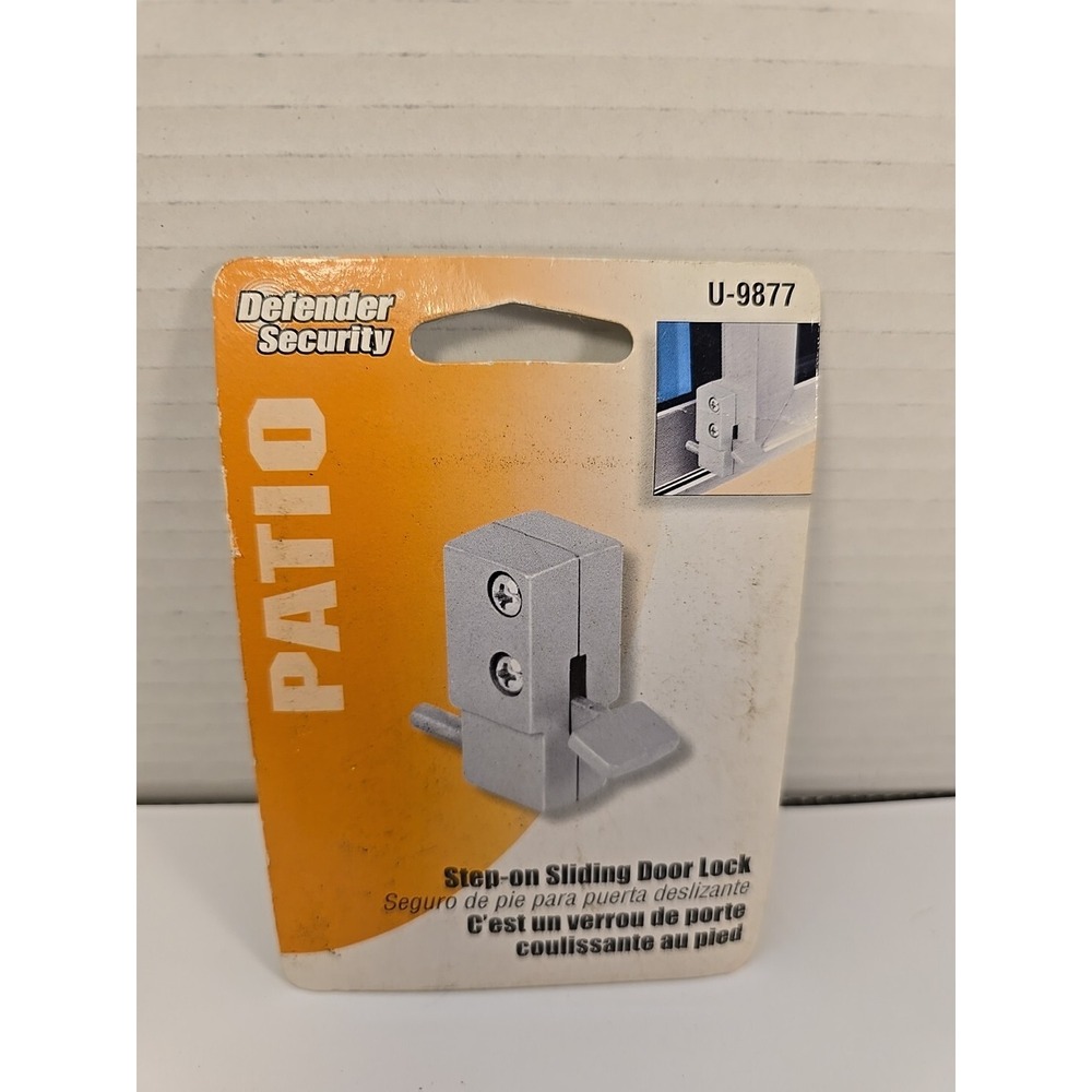 Defender Security‎ Patio Step-on Sliding Door Lock U9877 NEW